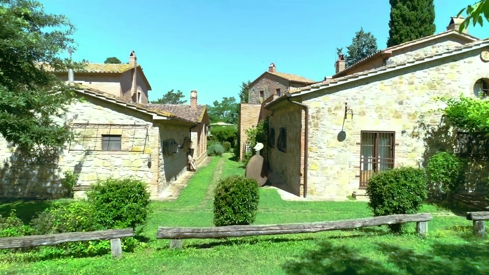 Borgo Santa Maria — Luftaufnahme der Drohne